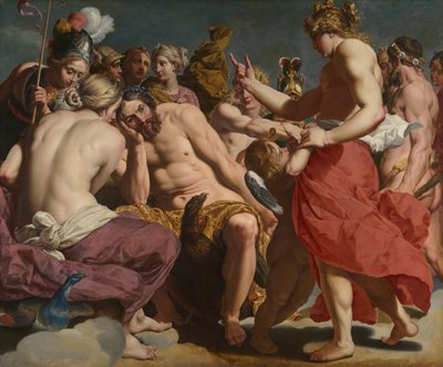 Júpiter reprendido por Venus, c. 1612-1613 de Abraham Janssens