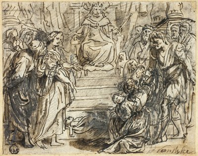 Juicio de Salomón de Abraham Jansz. van Diepenbeeck