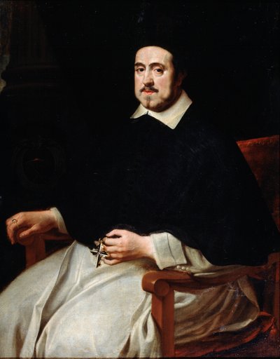 Retrato del obispo de Amberes Ambrosius Cappelus, siglo XVII de Abraham Jansz van Diepenbeeck