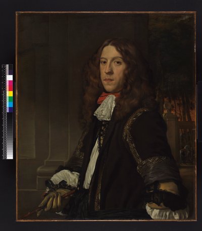 Retrato de un hombre de Abraham Lamberts Jacobsz van den Tempel