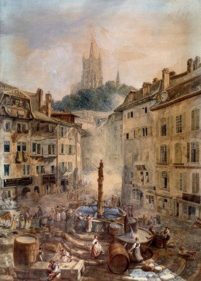 Plaza de la Palud de Abraham Louis Rodolphe Ducros
