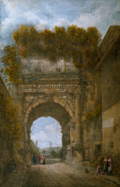 El Arco de Tito de Abraham Louis Rodolphe Ducros