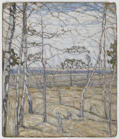 Árboles de abedul de Abraham Manievich