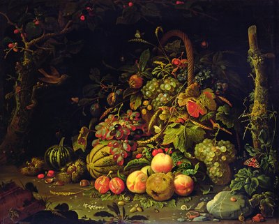 Cesta de frutas de Abraham Mignon