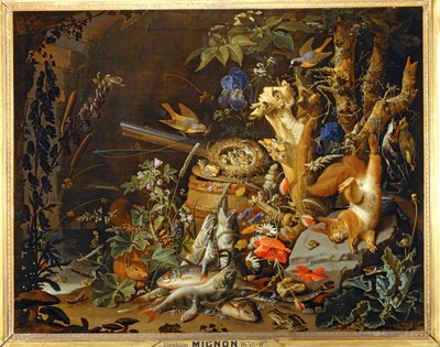 El nido de los pinzones ... de Abraham Mignon