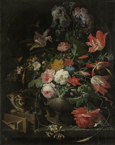 El ramo volcado de Abraham Mignon