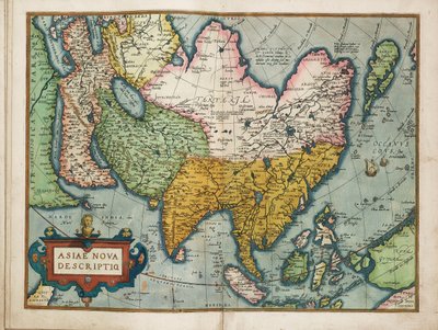 Una nueva descripción de Asia de Abraham Ortelius