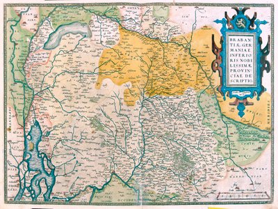 Bélgica, Holanda Meridional de Abraham Ortelius