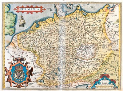Francia (Región: Alta Normandía, Picardía, Norte-Paso de Calais, Île-de-France, Champaña-Ardenas, Lorena, Alsacia, Borgoña, Franco Condado, Ródano-Alpes), Bélgica, Países Bajos, Luxemburgo, Alemania, Polonia (Voivodato: Pomerania Occidental, Pomerania, Lub de Abraham Ortelius