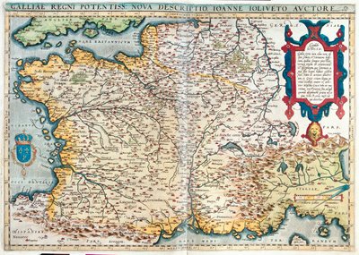 Francia de Abraham Ortelius