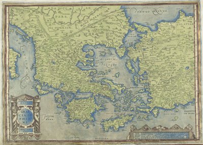 Mapa de Grecia
Graecia, Sophiani (título en el objeto) de Abraham Ortelius