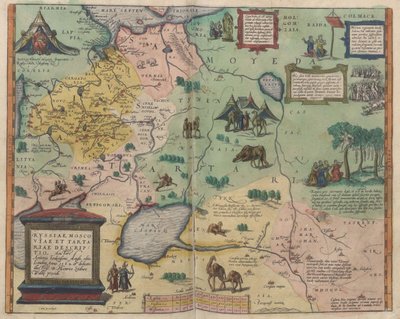 Mapa de Rusia De: Theatrum Orbis Terrarum, 1573 de Abraham Ortelius