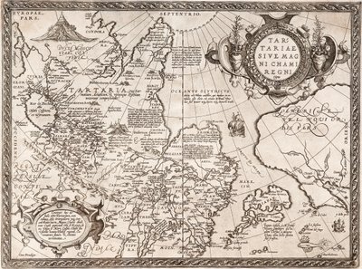 Mapa de Rusia De: Theatrum Orbis Terrarum, 1598 de Abraham Ortelius