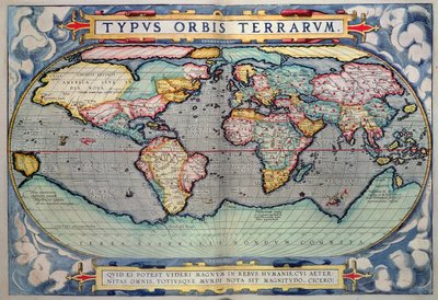 Mapa del mundo, de 