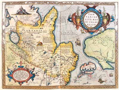 Noreste de Rusia de Abraham Ortelius