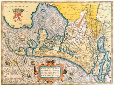 Provincia: Frisia, Holanda Septentrional, Holanda Meridional, Brabante Septentrional, Limburgo, Utrecht, Gelderland, Flevoland, Países Bajos de Abraham Ortelius