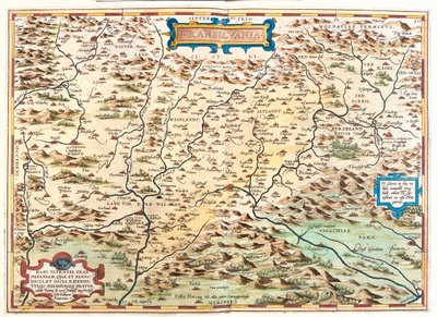 Rumanía de Abraham Ortelius