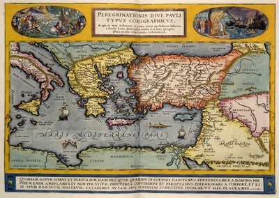 La región mediterránea de Abraham Ortelius