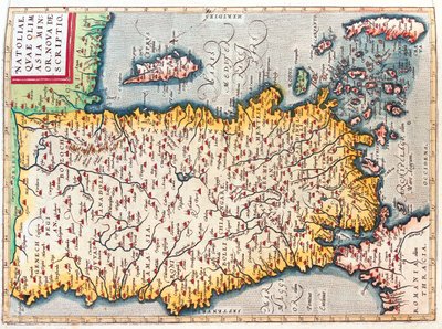 Turquía, Chipre de Abraham Ortelius