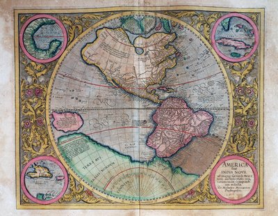Mapa del mundo de Abraham Ortelius