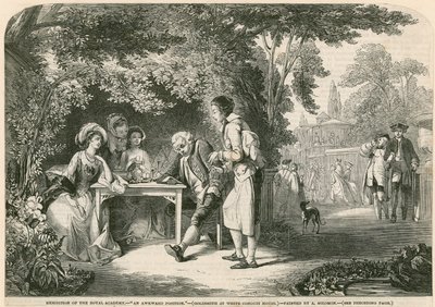 Orfebre en la Casa Blanca Conduit, Islington, Londres de Abraham Solomon