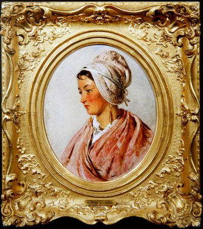 Retrato de Marguerite Bourgoigne de Abraham Solomon