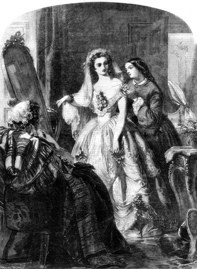 La novia, 1856 de Abraham Solomon
