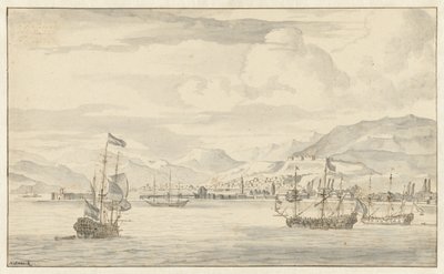 Vista de Esmirna (Izmir) de Abraham Storck