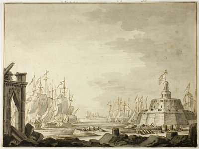 Malta, Puerto de La Valeta de Abraham Storck