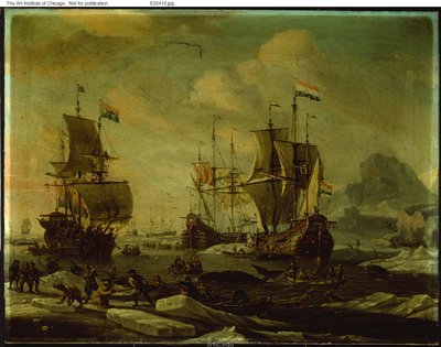 La flota ballenera holandesa de Abraham Storck