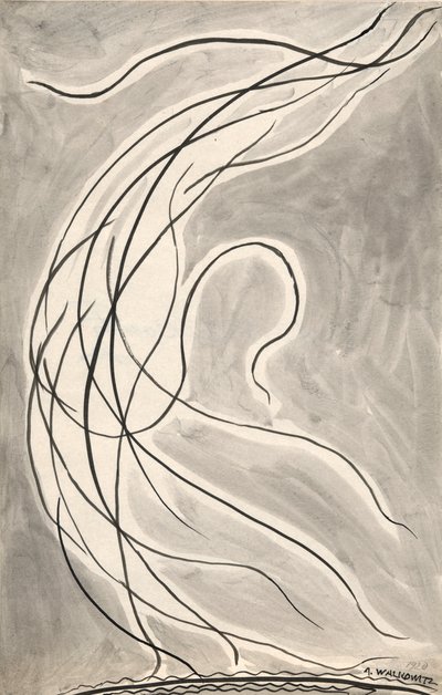 Líneas rítmicas: Abstracción de danza de Abraham Walkowitz