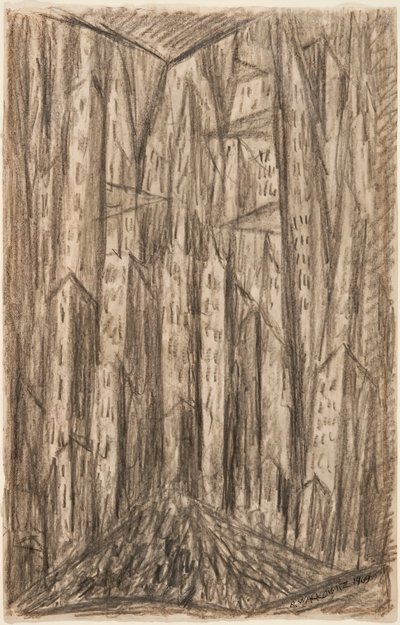 La ciudad, 1909 de Abraham Walkowitz