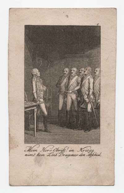 Mi Sr. Obrist , aprox. 1795 (grabado) de Abraham Wolfgang Küffner