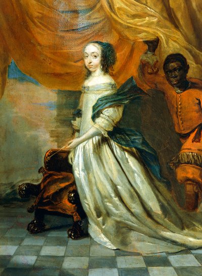 Retrato de Hedvig Eleonora de Holstein-Gottorp de Abraham Wuchters