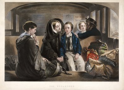 La partida (segunda clase), pub. 1857 de Abraham after Solomon