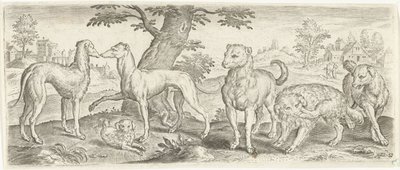perros Animales (título de la serie) de Abraham de Bruyn (possibly)