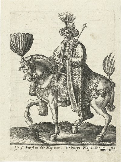 Gran Duque de Moscovia, 1577 de Abraham de Bruyn