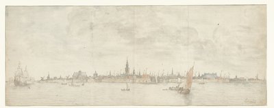 Vista de Flushing de Abraham de Verwer