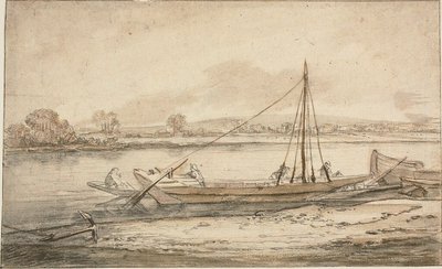 Escena del río de Abraham de Verwer