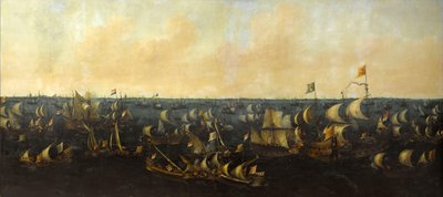 La batalla del Zuider Zee, 6 de octubre de 1573 de Abraham de Verwer