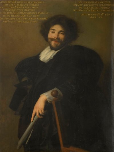 Retrato de Simon de Vos de Abraham de Vries