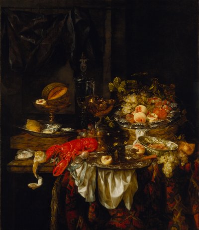 Bodegón de banquete de Abraham van Beyeren