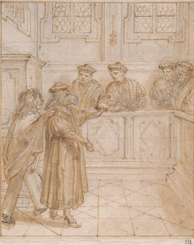 Doctor Ass (Una sátira de la ley) de Abraham van Diepenbeeck