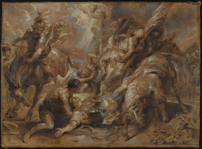 La conversión de San Pablo de Abraham van Diepenbeeck after Peter Paul Rubens