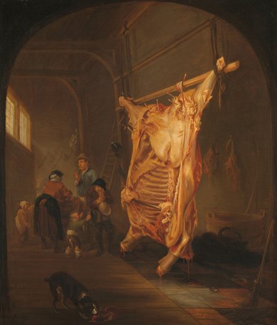El buey sacrificado de Abraham van den Hecken