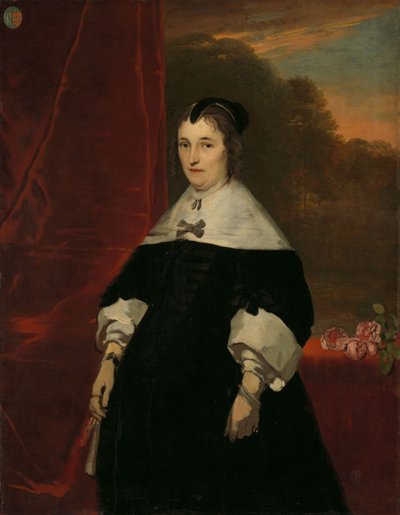 Machteld Bas (m. 1681). Esposa de Abraham de Visscher de Abraham van den Tempel (attributed to)