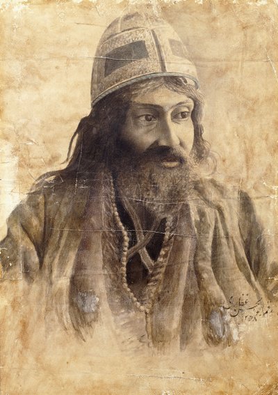Un derviche, c.1851-2 de Abul Hassan Ghaffari