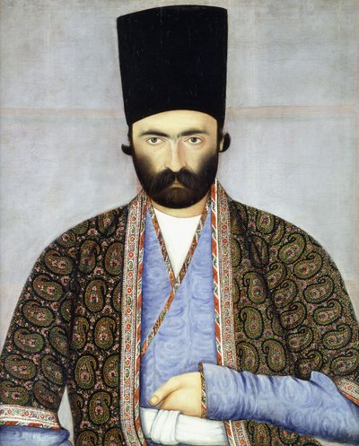 Retrato de Imad al Daulah, Imam Quli Khan, c.1855-1860 de Abul Hassan Ghaffari