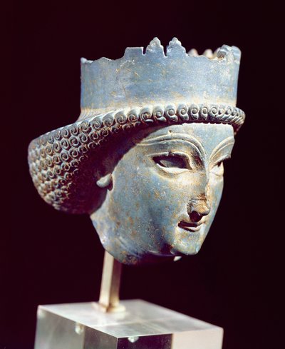 Cabeza de un príncipe, de Persépolis, siglo V-IV a.C. (lapislázuli) de Achaemenid