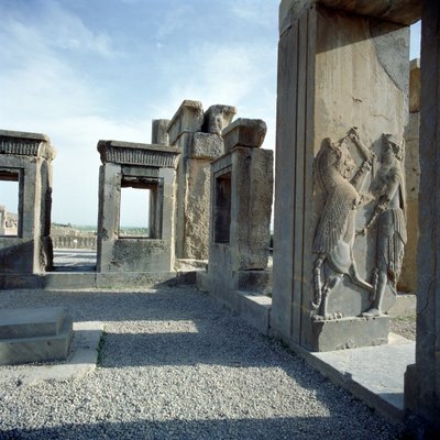Sala del Trono de Jerjes, completada c.480 a.C. de Achaemenid